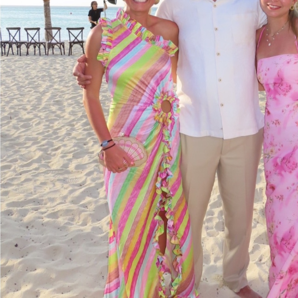 Celia B colorful maxi dress